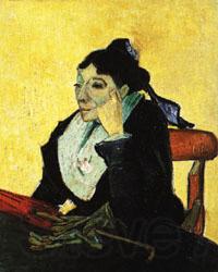 Vincent Van Gogh The Woman of Arles(Madame Ginoux) Spain oil painting art